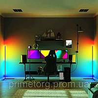 Угловая напольная RGB светодиодная LED лампа 120см с пультом управления 330+ световых эффектов «H-s»