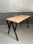 Стіл письмовий у стилі лофт "Серія 6" обідній стіл, фото 9