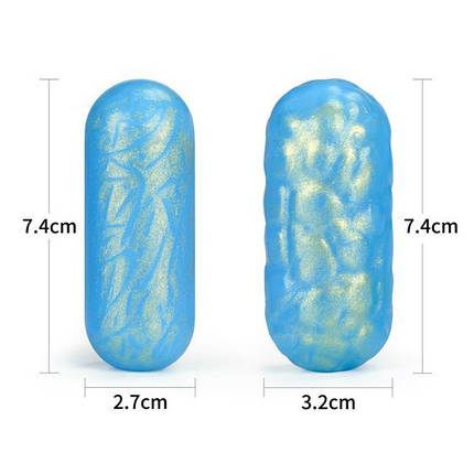 Силіконові вагінальні кульки Ocean's Toner Egg Set III Blue, 2 шт., фото 2