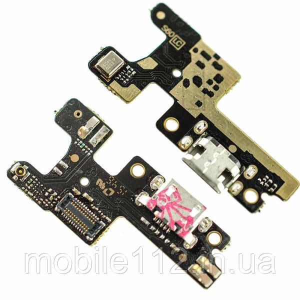 Шлейф Lenovo S60 з роз'ємом зарядки, з мікрофоном - нижня плата, фото 1