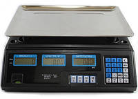 Весы торговые аккумуляторные магазинные электронные MasterBerg МТ-208B со счетчиком цены 50кг AOD_858