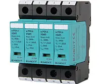 ПЗІП e.POI.4 280V/12,5kA клас I+II+III, 4 полюси