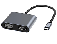 4-в-1 HDML VGA, док-станция-удлинитель USB-концентратора сплиттера