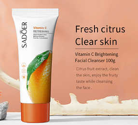 Пенка для умывания SADOER с экстрактом апельсина, 100 г.
