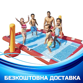 Дитячий надувний ігровий центр басейн "Спортивний майданчик" (футбол, волейбол, бейсбол) Intex 57147