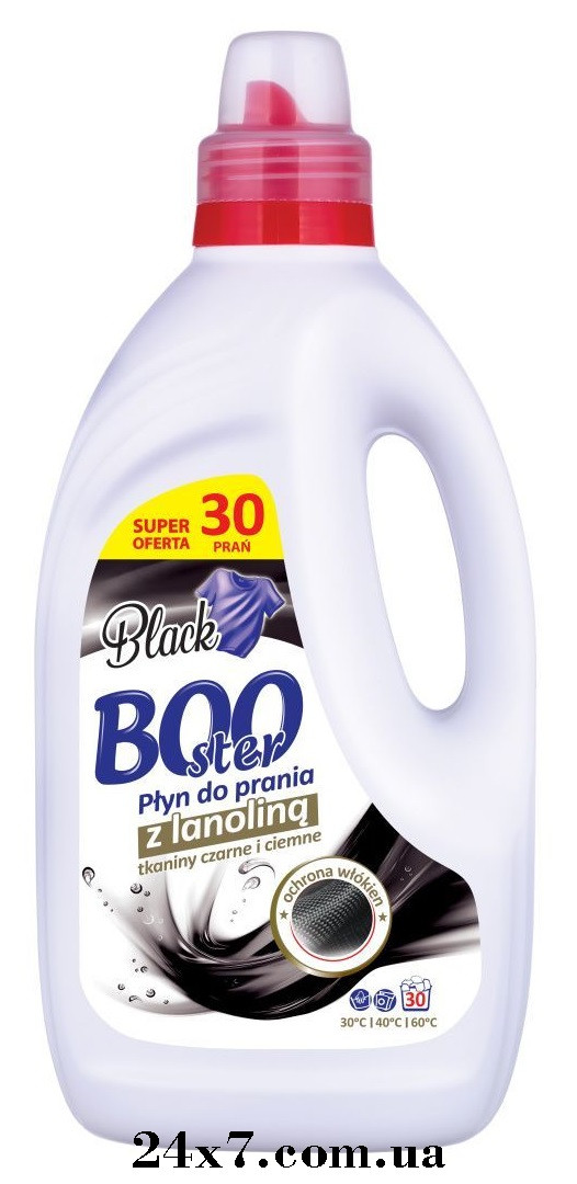 Гель для прання Booster Black 1,5 л 30 прань