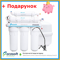 Зворотний осмос із постфільтром Ecosoft Фільтри води зворотний осмос для дому Очищення питної води