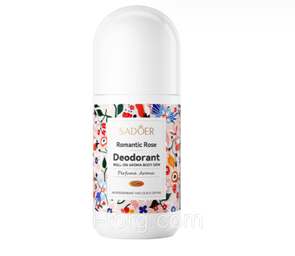 Кульковий дезодорант-антиперспірант Sadoer, 50 мл.