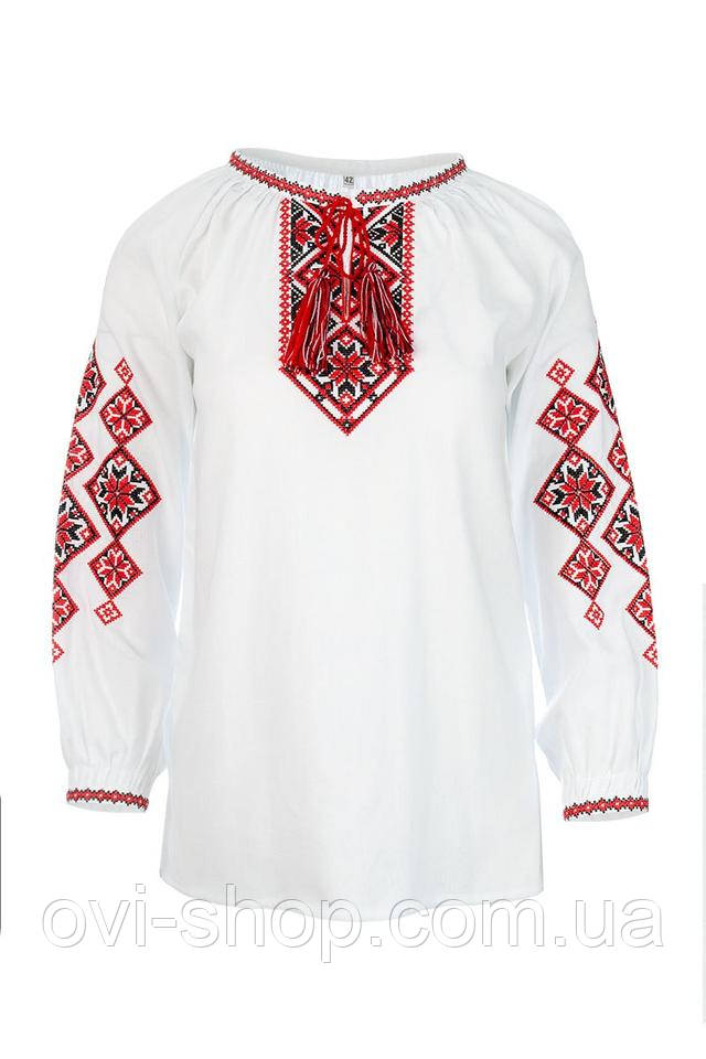 вишиванка дитяча біла