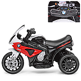 Електромотоцикл дитячий JT5188L, Біло-червоний, фото 3