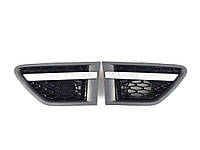 Боковые жабра на Range Rover Sport 2009-2013 год Черные с серым ( V2 ) от xata.shop