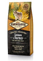 Сухий корм для великих порід собак Carnilove Dog Salmon & Turkey 12 кг