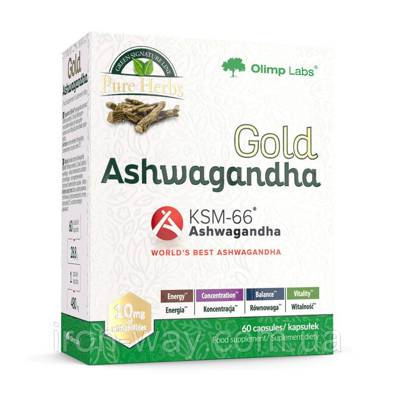 OLIMP Gold Ashwagandha (60 caps), фото 1