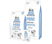 Сухой корм для собак миниатюрных пород Brit Care Sensitive 7 кг