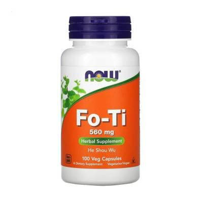 Now Foods Fo-Ti (Renouée) 560 Mg - 100 Capsules - Complément Alimentaire