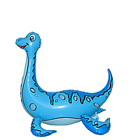 Стоячая фигура фольгированная КНР (60 см) Динозавр Ихтиозавр голубой
