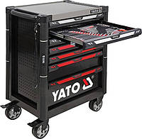 Сервисная инструментальная тележка инструментальный шкаф для мастерской на 157 элементов Yato YT-55308