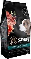 Сухой корм для щенков Savory Puppy Fresh Turkey & Chicken 3 кг