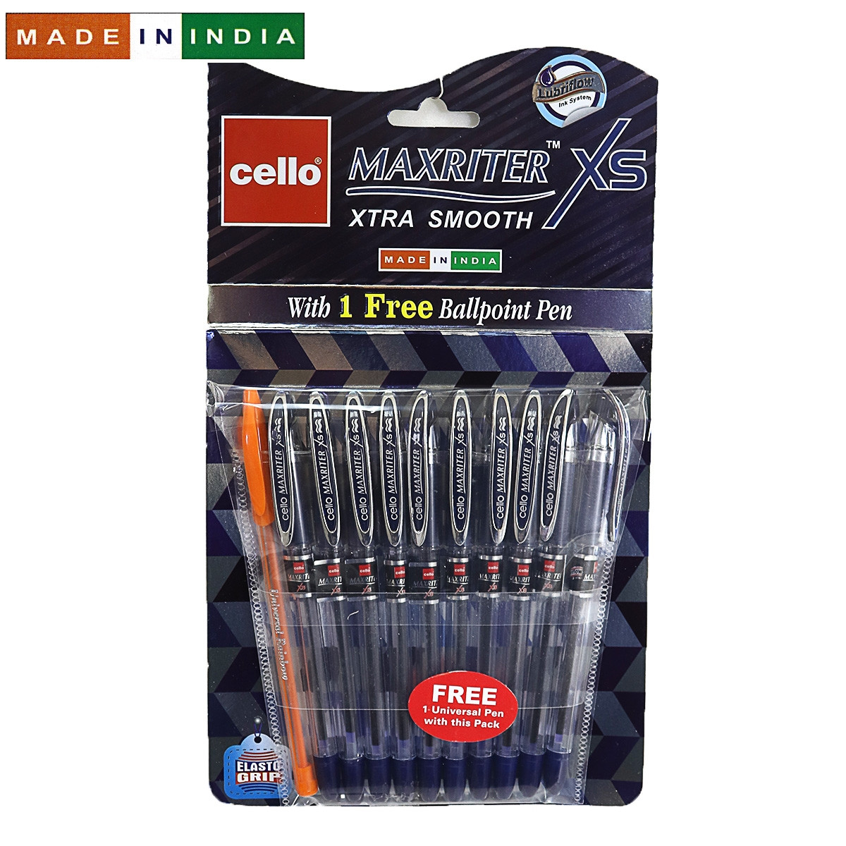 Ручка Cello Original "Maxriter XS" 10Blister сін.+ дод. ручка 0,7 мм