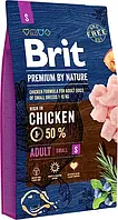 Сухой корм для взрослых собак мелких пород Brit Premium Adult S 8 кг