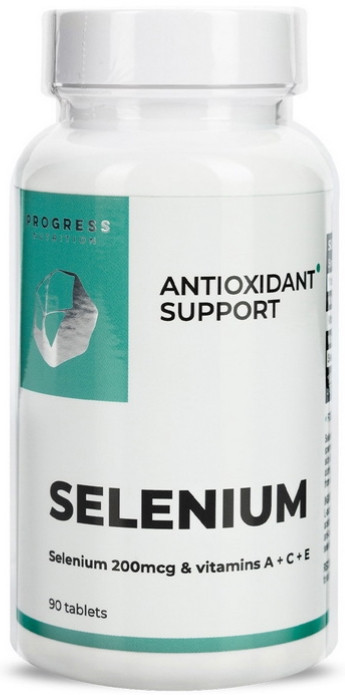 Селениум Progress Nutrition Selenium 200 mcg 90 таблетки