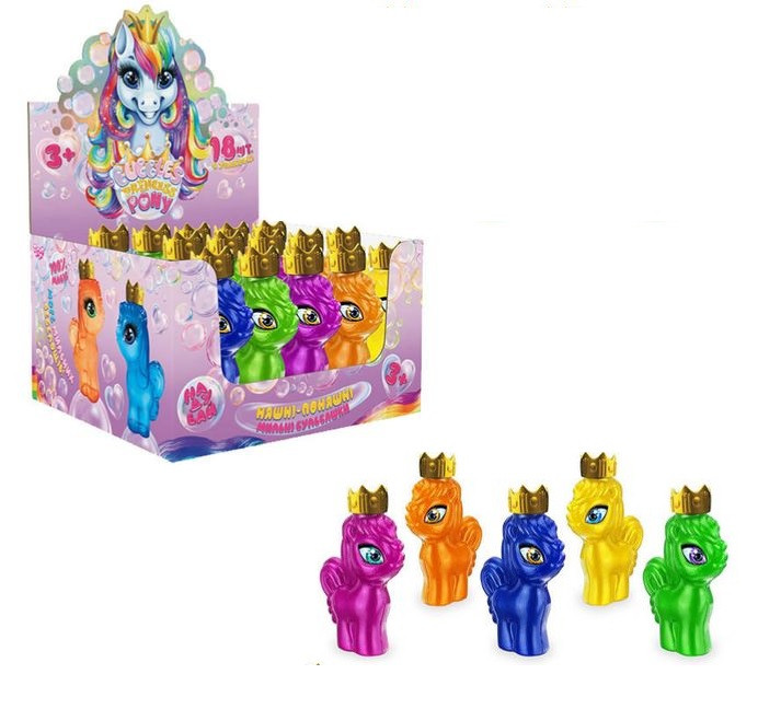 Мильні бульбашки Bubbles Princess Pony Danko Toys BPP-01-01U, фото 1