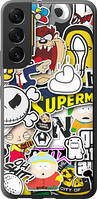 Чехол на Samsung Galaxy S22 Popular logos "4023u-2494-63407"