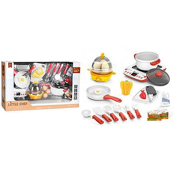 Ігровий набір посуду з плитою (світло, звук) BC 9014