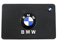 Антискользящий коврик-липучка BMW (200мм x130мм)