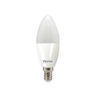 Лампа светодиодная Feron LB-97 C37 230V 5W E14 2700K