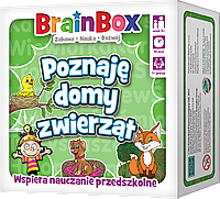 BrainBox ДИТЯЧИЙ САД Будинки для тварин Настільна гра Brain Box