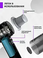 [VN-VEN0139] Мощный портативный пылесос для автомобиля и дома беспроводной Vacuum Cleaner 2 в 1 (60) LP