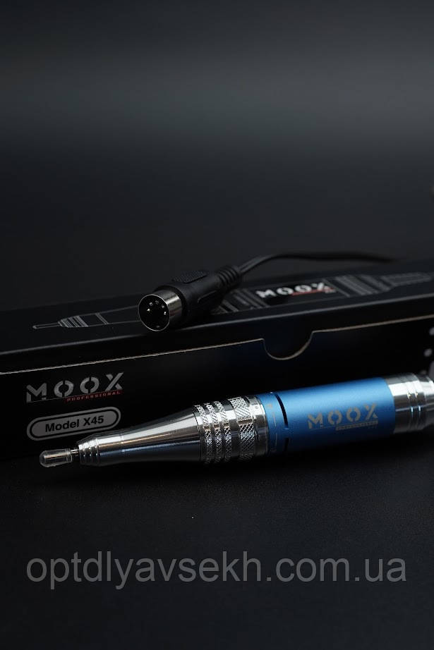 Змінна ручка Мокс X45 (35000-45000 об./хв.) металева з функцією охолодження - для фрезера Синій/ Sky blue