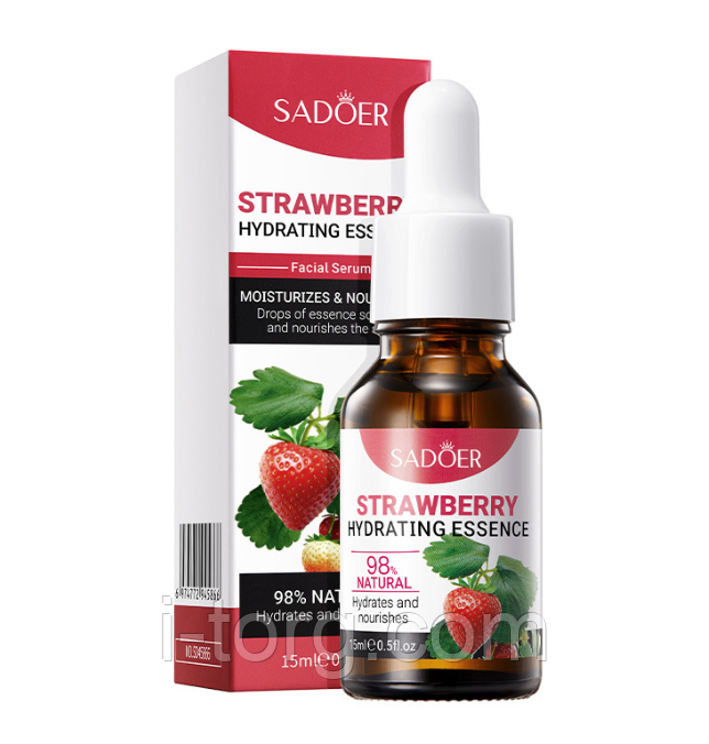 Активна зволожуюча та оздоровча сироватка SADOER з екстрактом яблука, 15 мл.