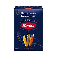 Макароны Barilla Mezze Penne Tricolore № 170, 500 г.