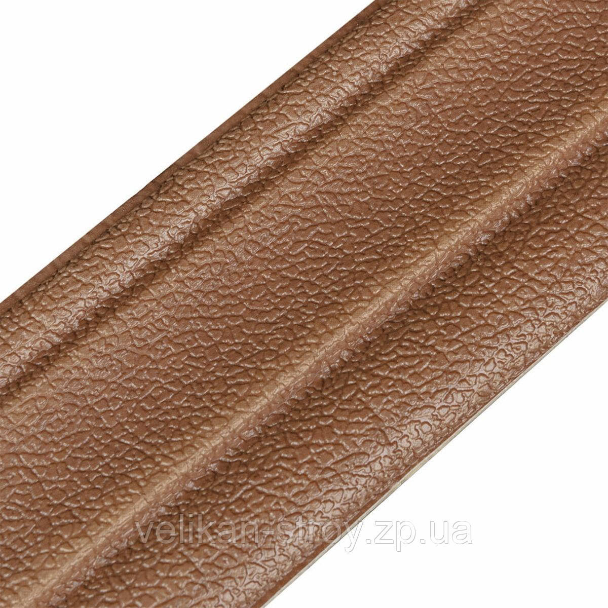 Гнучкий самоклеючий плінтус коричневий SW-00000069