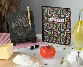 Книга для записів кулінарних рецептів "Recipe book" А5 22,5х17см