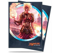 Протектори колоди карт MtG Футболки гри Magic the Gathering Kaladesh Planeswalker Chandra, Torch of Defiance (80 штук)