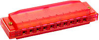 Губная гармошка Hohner Beginner Translucent Harp M5254 C-major (Red)