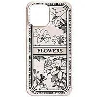 TPU чохол Font на Apple iPhone 11 Pro Max (6.5") (Flowers)