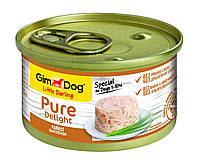 Вологий корм для собак мініатюрних порід з куркою GimDog LD Pure Delight 85 г