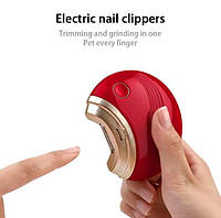 Электропилка для ногтей W458 Электрические кусачки для ногтей с пилочкой Пилочка для ногтей