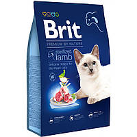 Сухой корм для взрослых стерилизованных котов и кошек Brit Premium by Nature Sterilized Lamb 8 кг