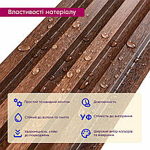 Рейка декоративна WPC стінова 3000х160х23мм Каштан SW-00001536, фото 5