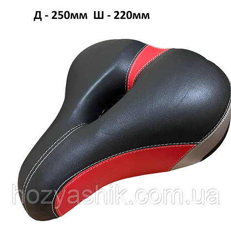 Велосідло з пружинами, комфортне, велике, м'яке. Модель "Д", фото 1
