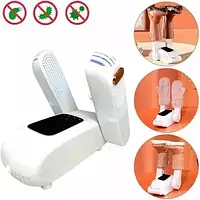 Электрическая ультрафиолетовая сушилка для обуви антибактериальная с морской солью Shoes Dryer SH01 White