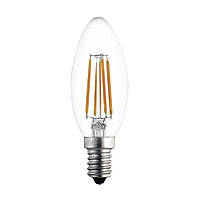 Лампа светодиодная Velmax Filament 21-42-04 C37 4W E14 4100K