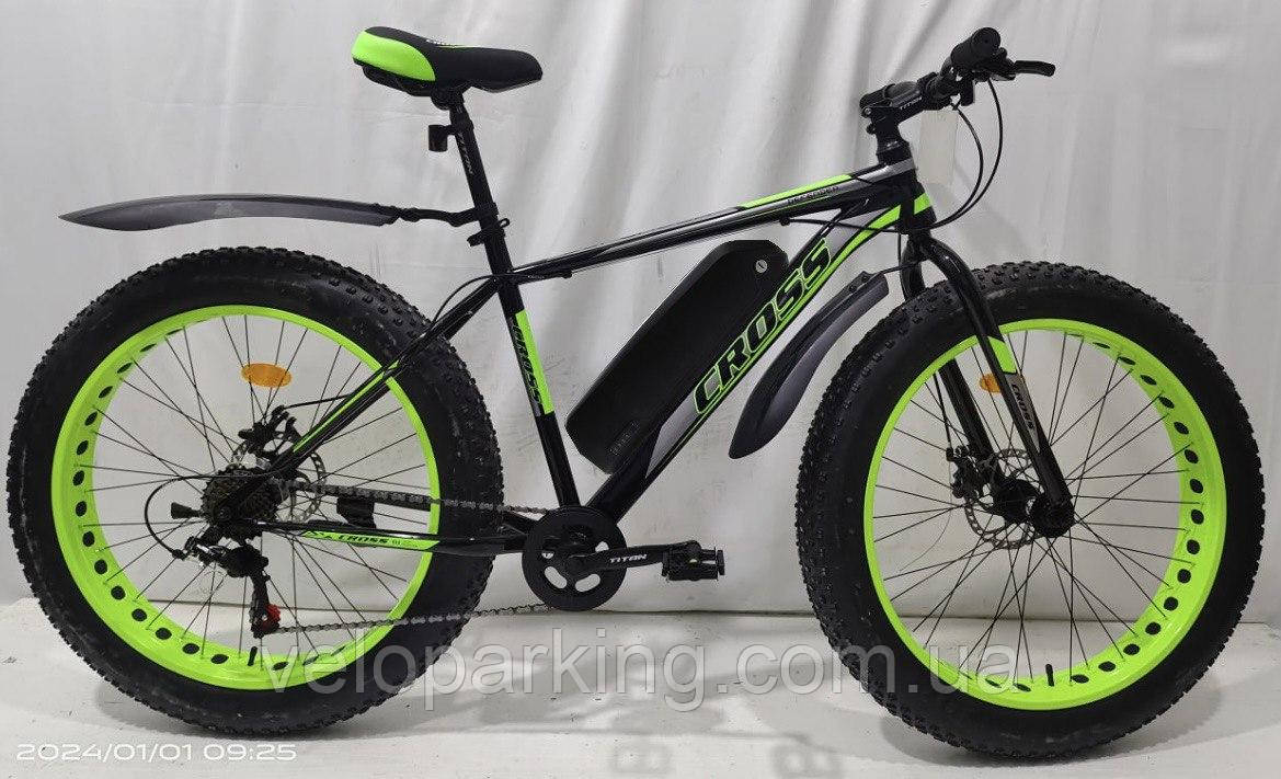 Электровелосипед фетбайк 26/4.0 Titan 750W, 48V/13AH, 20А , внедорожник фэтбайк, фото 1