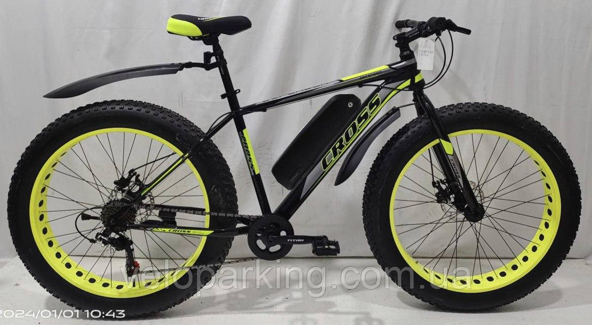 Електровелосипед фетбайк 26/4.9 Titan 750W, 48V/13AH, 20А позашляховик електрофетбайк Titan