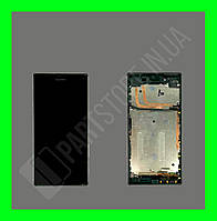 Дисплей Sony Xperia Z5 (E6603 / E6633 / E6653 / E6683) с сенсором и рамкой, черный (оригинальные